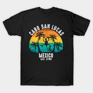 Cabo San Lucas Mexico Sunset Iguana Beach Design T-Shirt